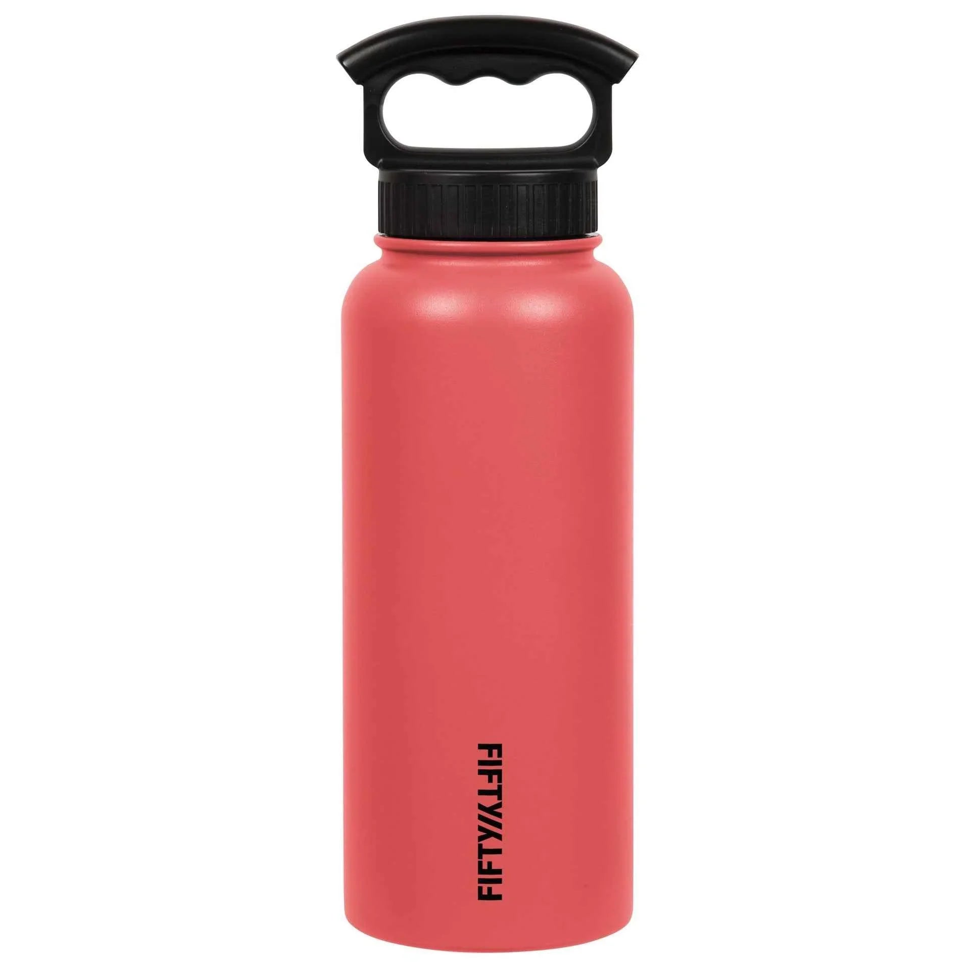 Fifty/Fifty 1L Bottle 3 Finger Lid - Coral Fifty/Fifty 1L Bottle 3 Finger Lid - Coral